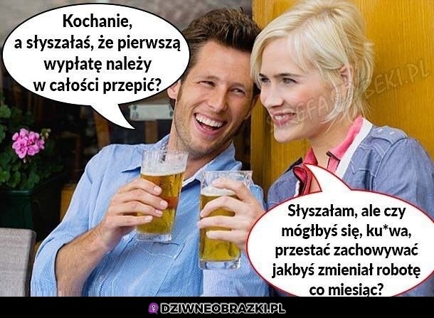 Pierwsza wypłata