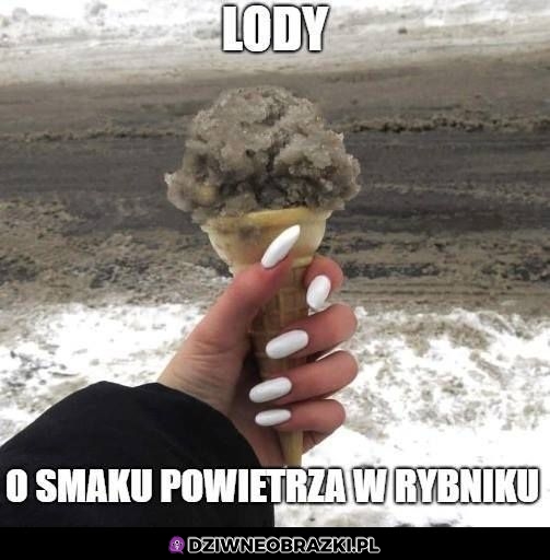 Lody o smaku powietrza