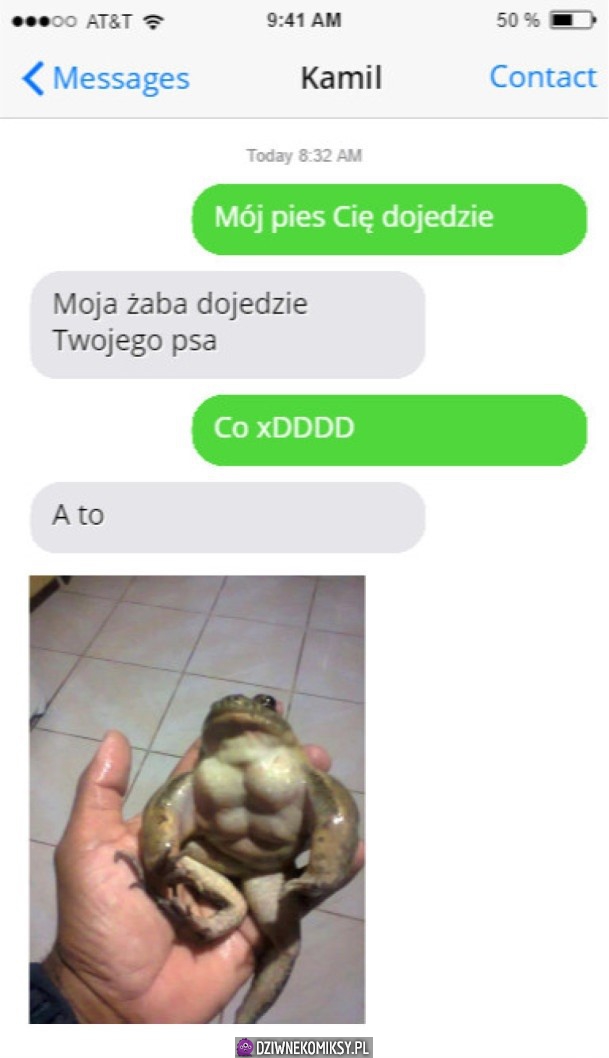 Żabka go dojedzie