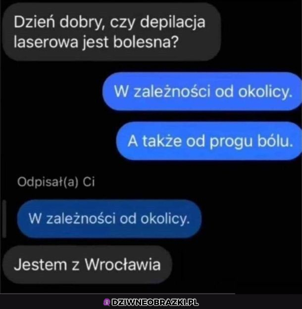 Zależy od okolicy