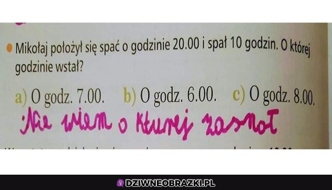 Właśnie