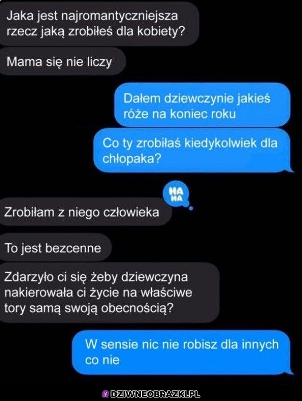 A ona co takiego fajnego zrobiła?