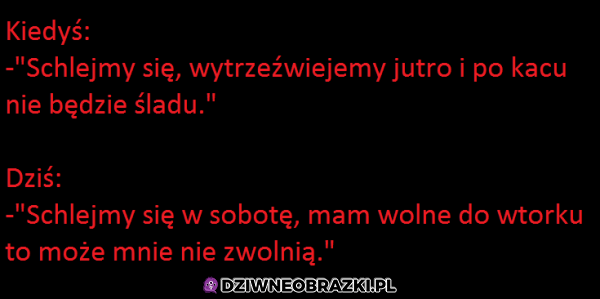 Tęsknie za tymi czasami