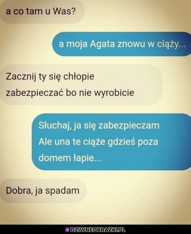 I tak to leci z tą Agatą