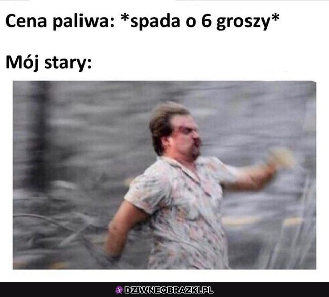 Kiedy paliwo trochę spadnie