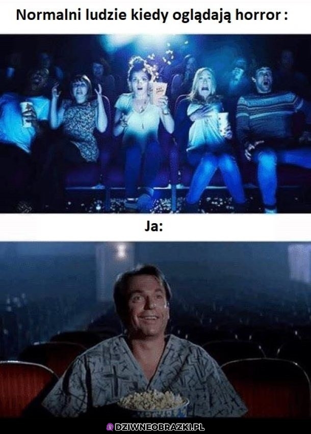 Oglądanie horrorów