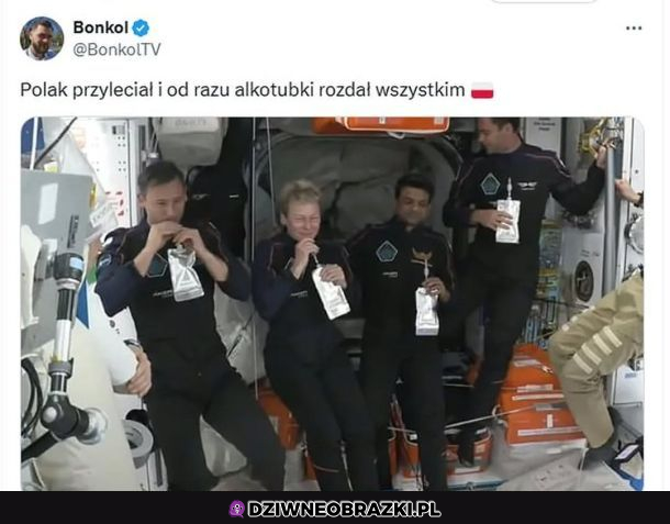 Wizyta Polaka