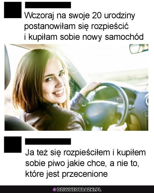 Rozpieszczanie siebie