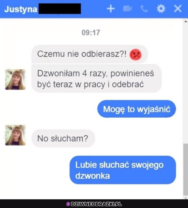 Kiedy bardzo nie chcesz odebrać