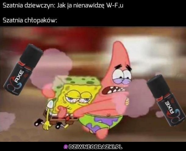 Szatnia po WF