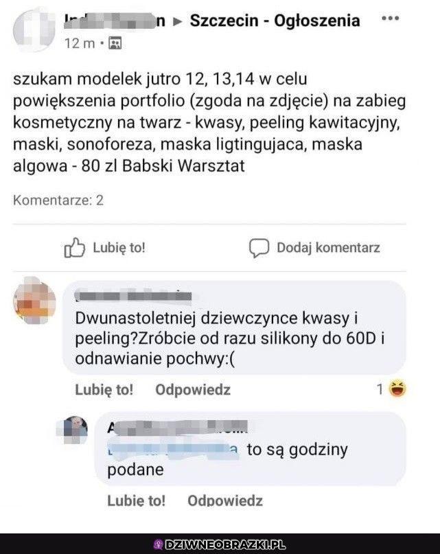 Poszukiwane modelki