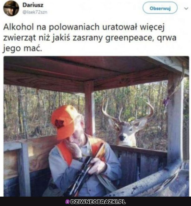 Alkohol na polowaniu
