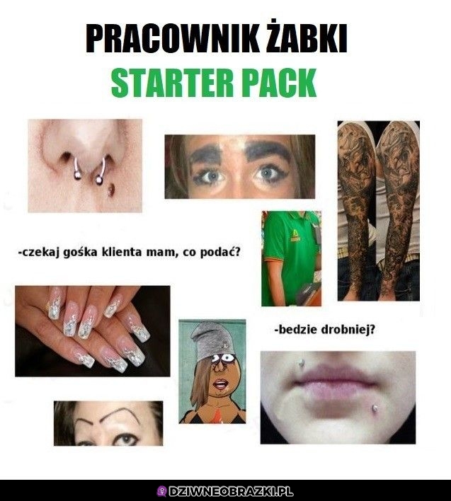 Pracownicy żabki