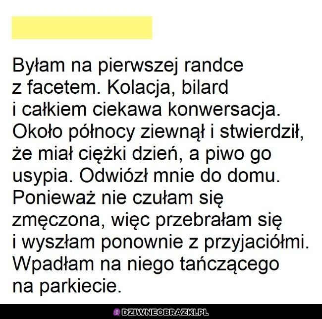 Chyba nie bawił się najlepiej