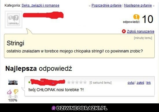 Stringi chłopaka