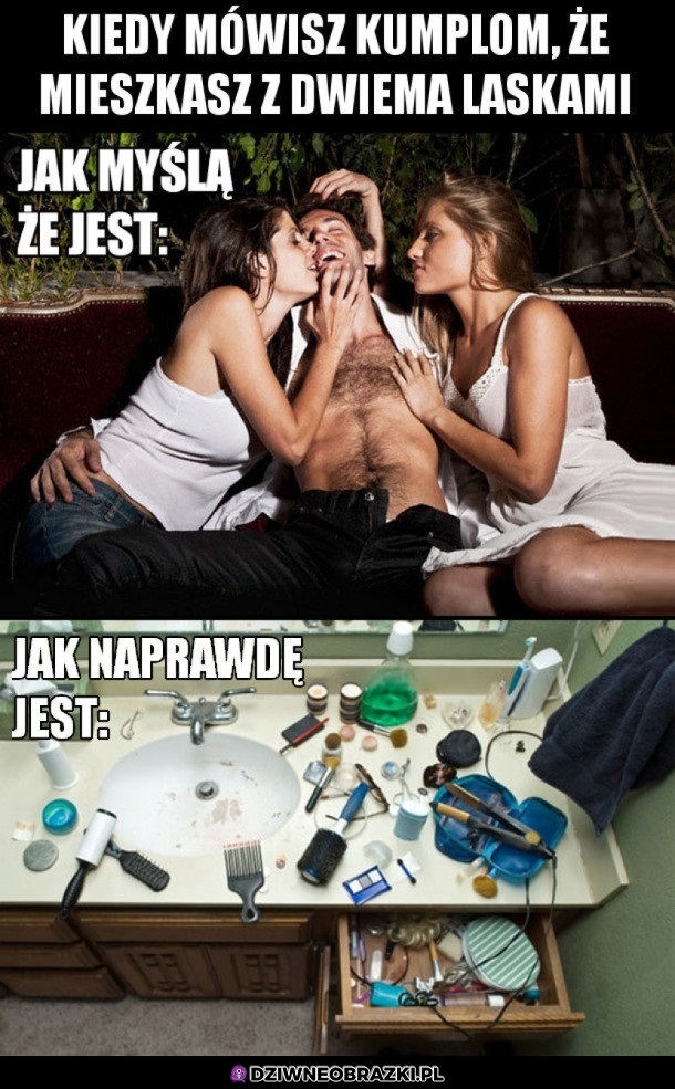 Mieszkanie z dwiema laskami