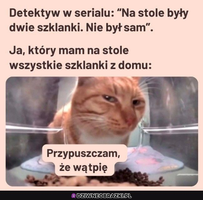 Kiedy zaburzasz detektywów