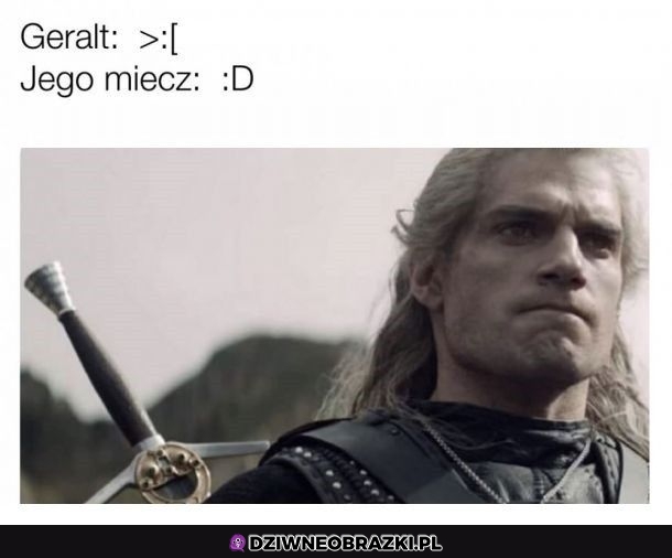 Geralt i mieczyk