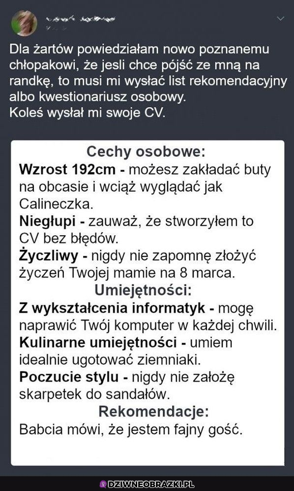 Coraz więcej tych CV 