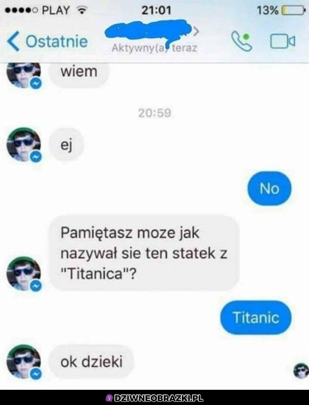 Jak się ten statek nazywał...