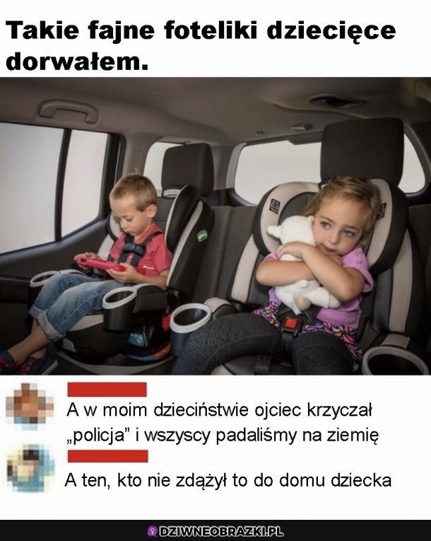 Foteliki dziecięce