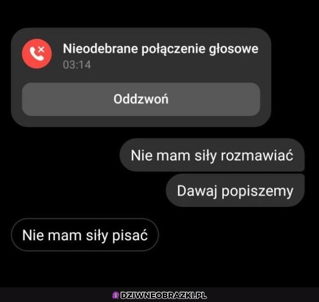 Brak siły