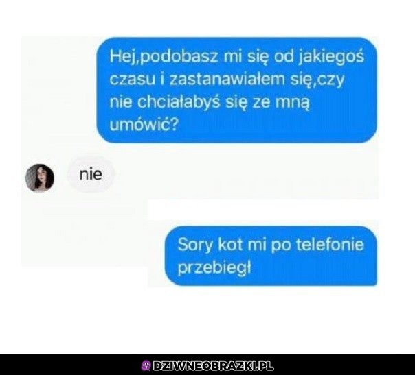 To nie było najlepsze wytłumaczenie