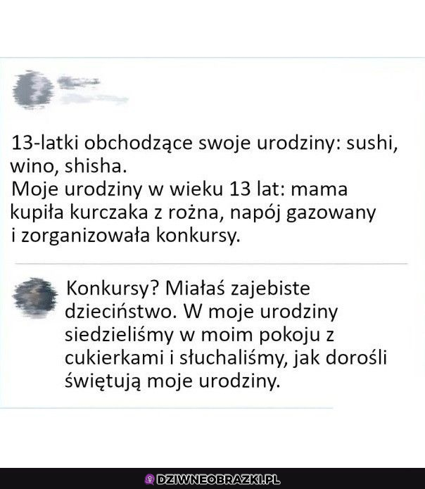 Świętowanie urodzin