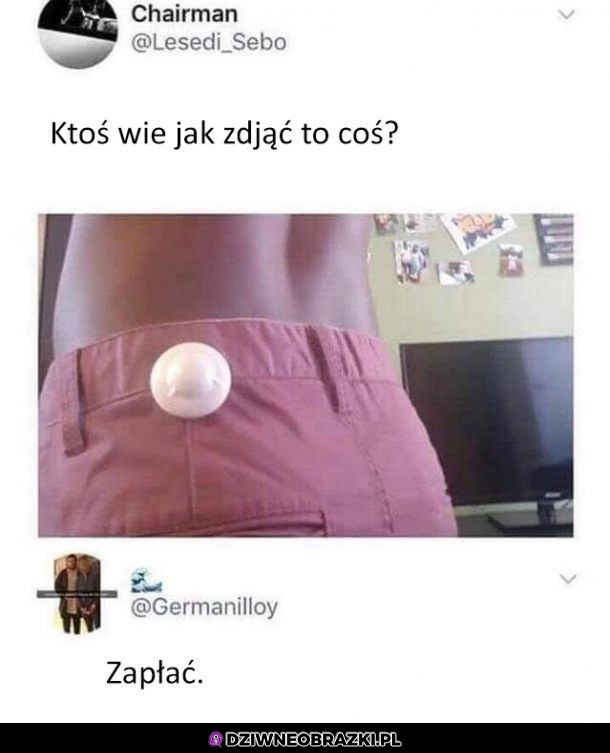 Jak to zdjąć?