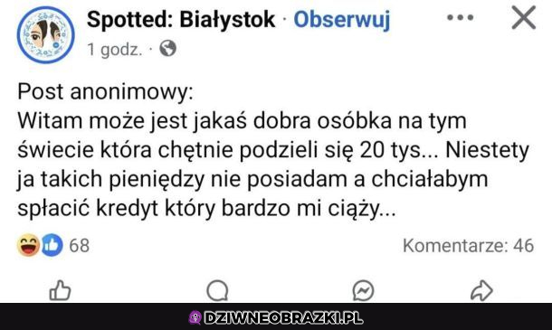 Jest tu dobra dusza?