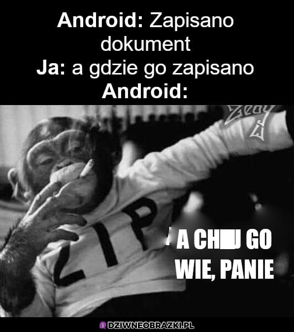 A gdzie on jest