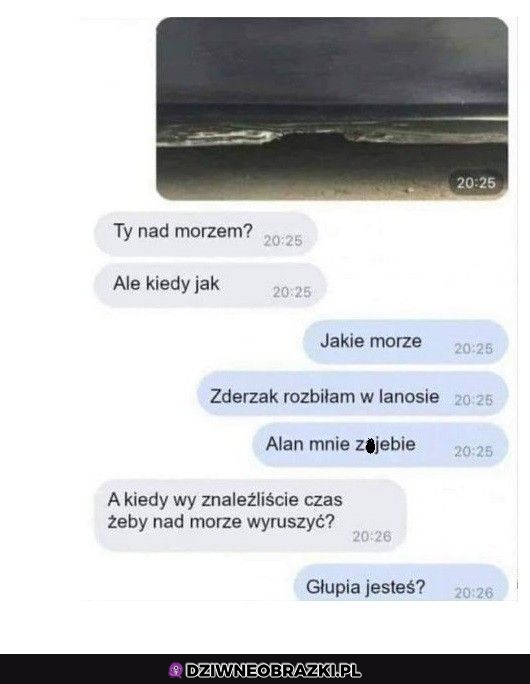 Kiedy jedziesz Lanosem nad morze
