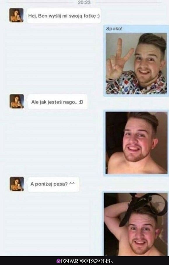 Kiedy losowa osoba chce twoje nagie foto