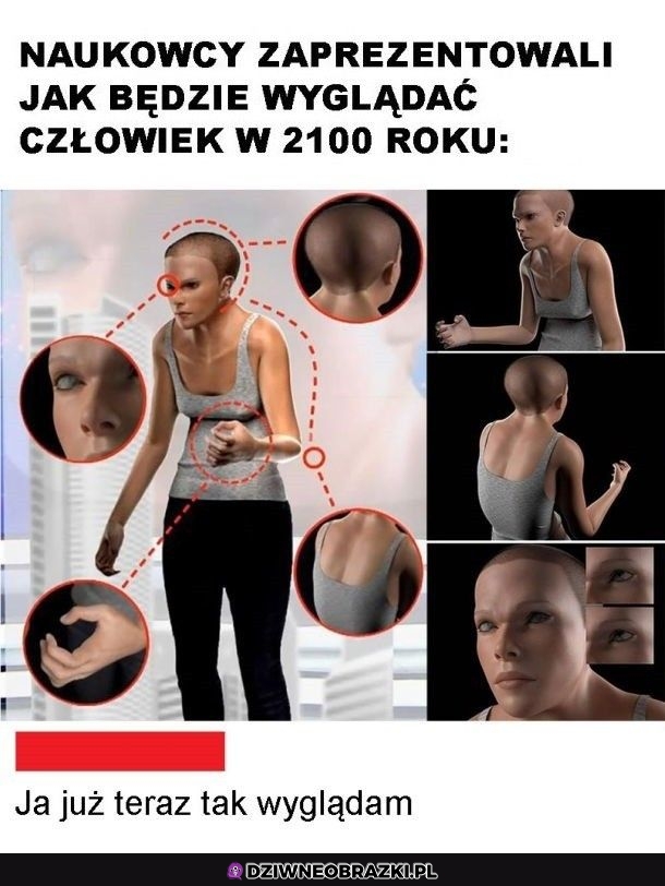 Jestem szczytem ewolucji