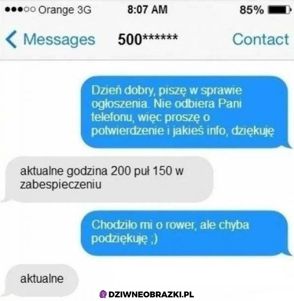 Ciekawe ogłoszenie