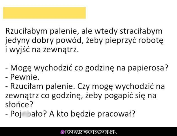 Palenie popłaca