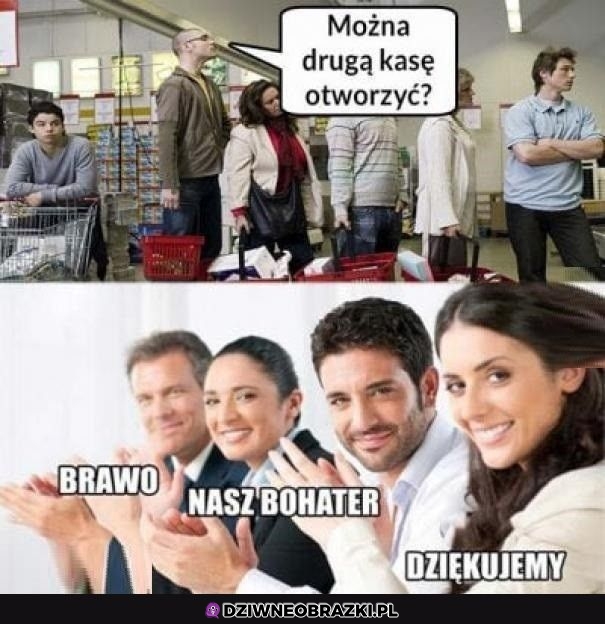 Drugą kasę można?