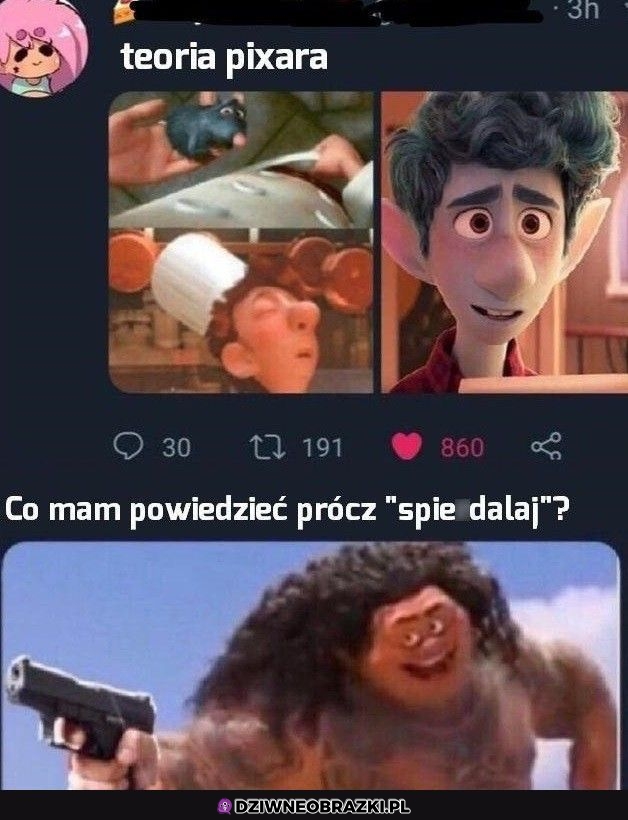 Tymczasem teoria Pixara