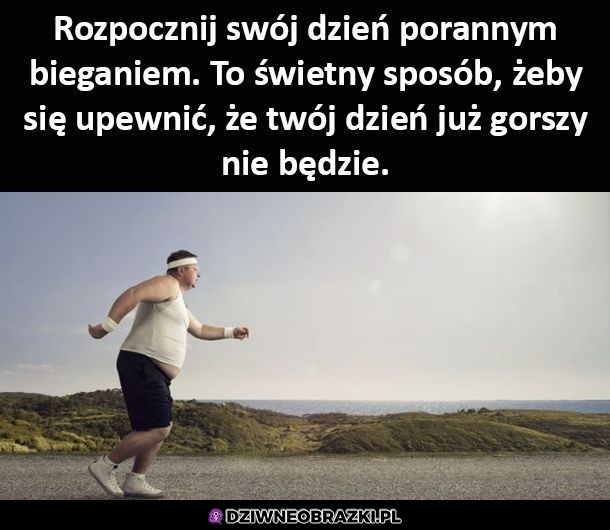 Bieganie rano