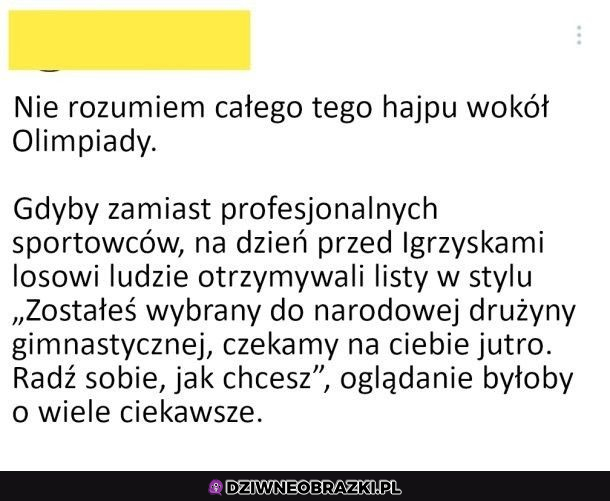 Takie coś to by się oglądało