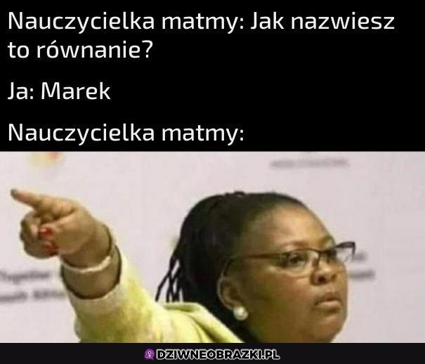 Nazwanie równania