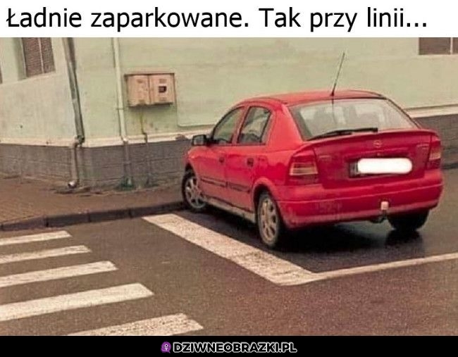 Piękne parkowanie