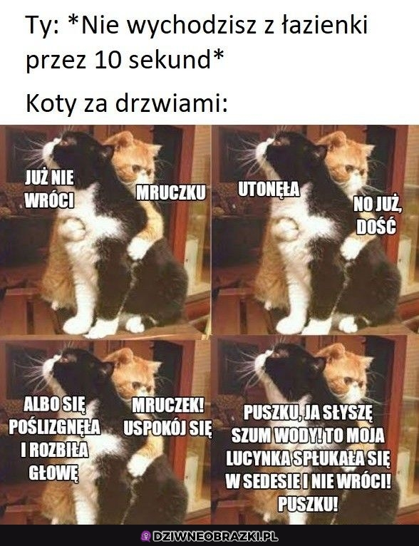 Kiedy nie wychodzisz z łazienki 