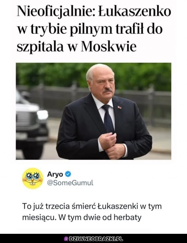 Ziemniaczany imperator przeżyje nas wszytkich