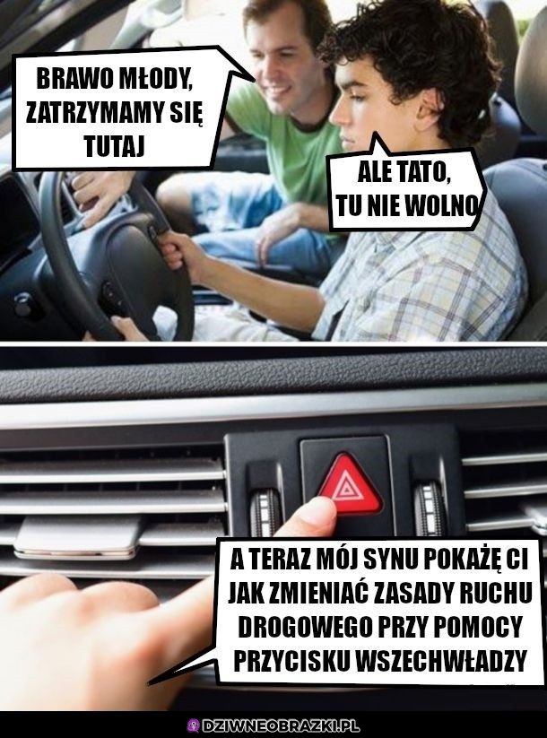 Ten jeden przycisk