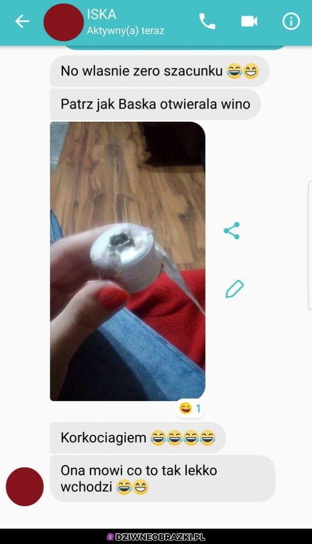Winko otworzone
