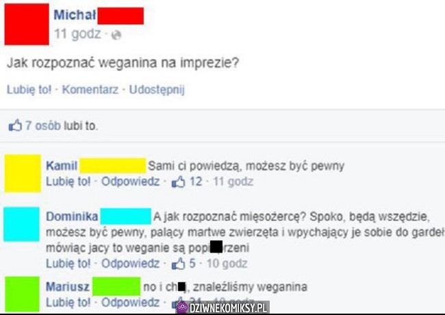 Jak znaleźć weganina