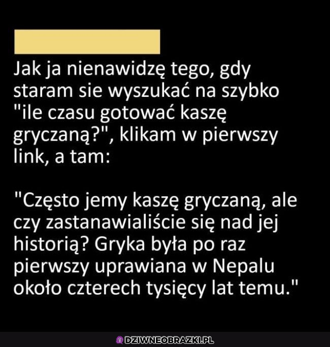 Kiedy chcesz szybkiej pomocy wujka googla