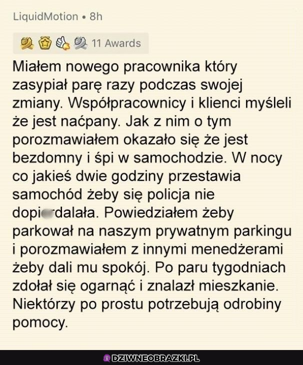 Kiedy nowy pracownik zachowuje się conajmniej dziwnie