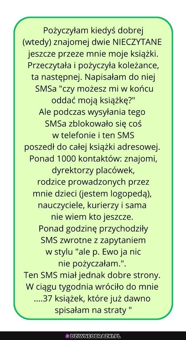 Kiedy postanowisz coś odzyskać